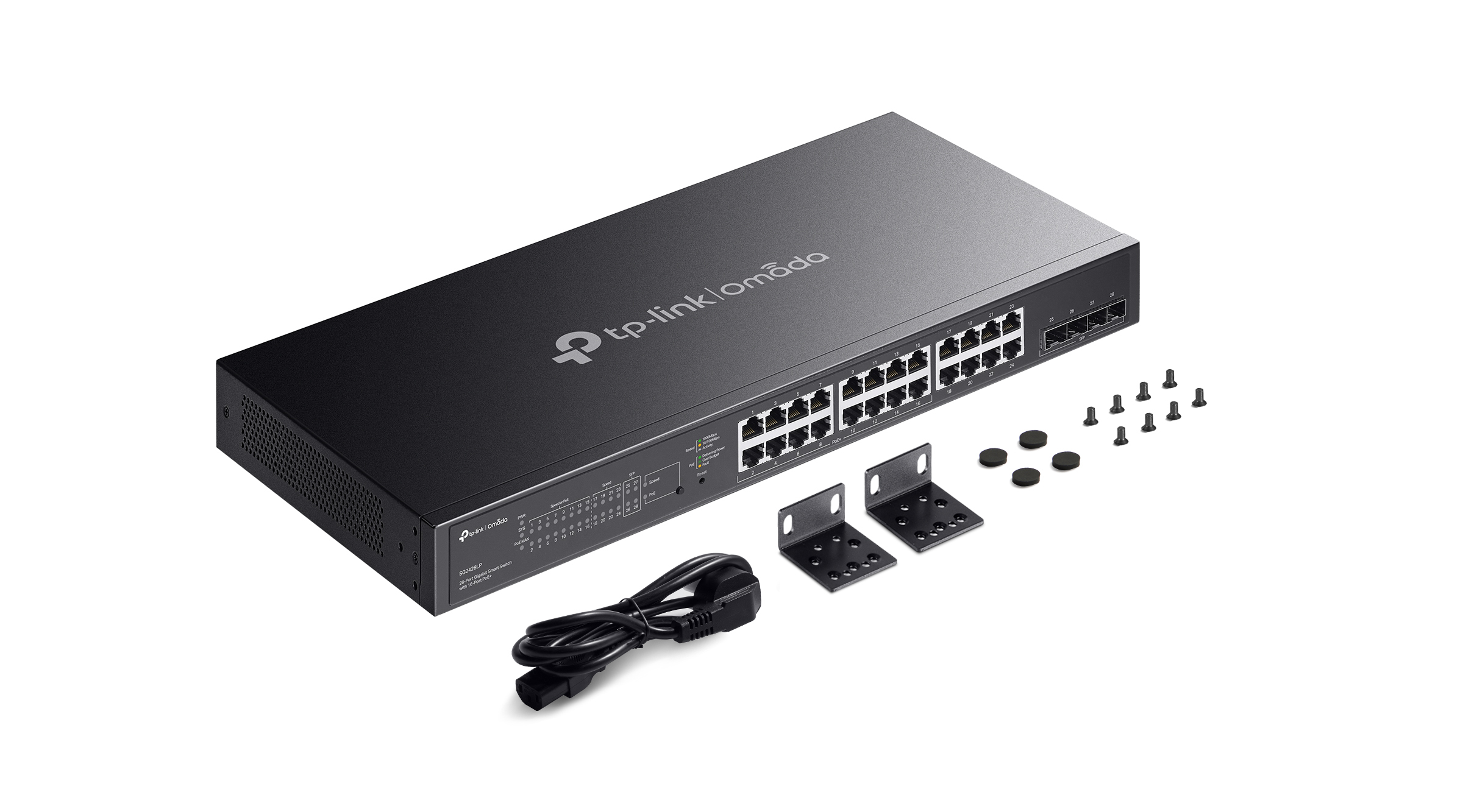 TP-LINK TL-SG2428LP Omada 28-Port Gigb. Smart Switch lüfterlos - Switch, Ansicht 4