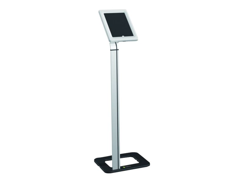 Techly Np - Aufstellung - für Tablett - verriegelbar - Kunststoff Aluminium - Silber - Bildschirmgröße: 24.6-25.7 cm (9.7-10.1)