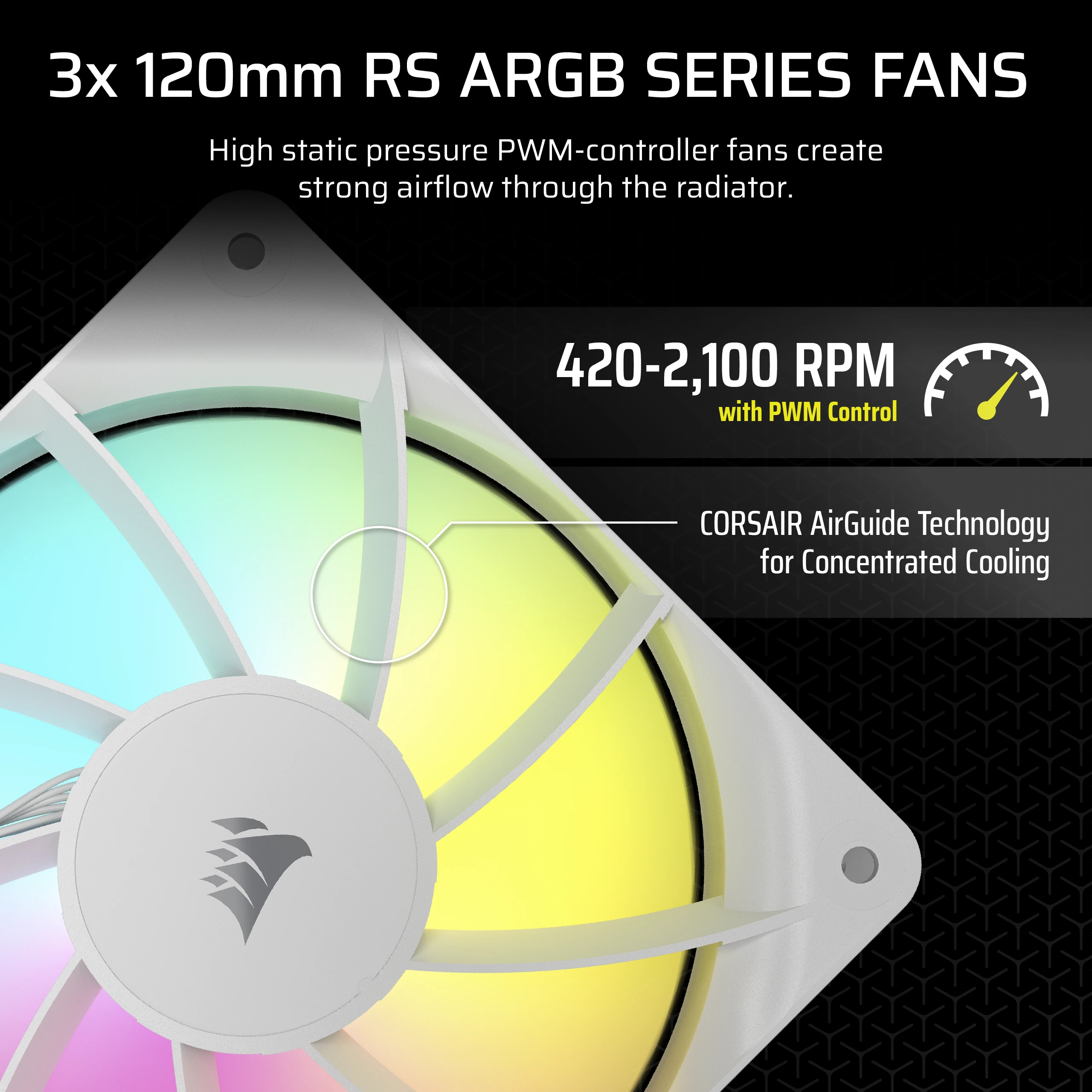 Corsair Nautilus 240 RS ARGB - Prozessor-Flüssigkeitskühlsystem - Kühlergröße: 240 mm - (für: LGA1851, LGA1700, AM5,…), Ansicht 4