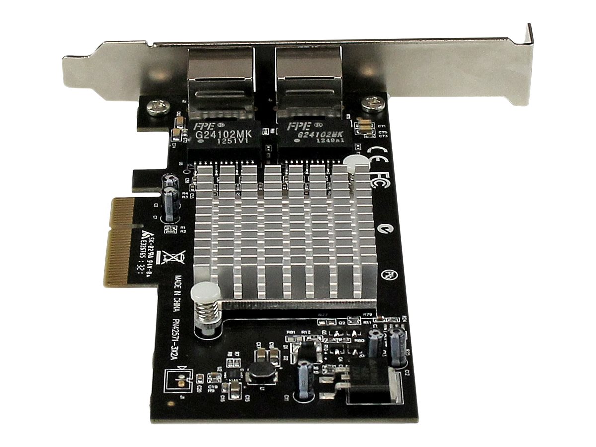 StarTech.com Startech Dual Port PCI Express (PCIe x4) Gigabit Ethernet Server Adapter - 2 Port Network Card - Intel i350 NIC - GbE Network Card (ST2000SPEXI)