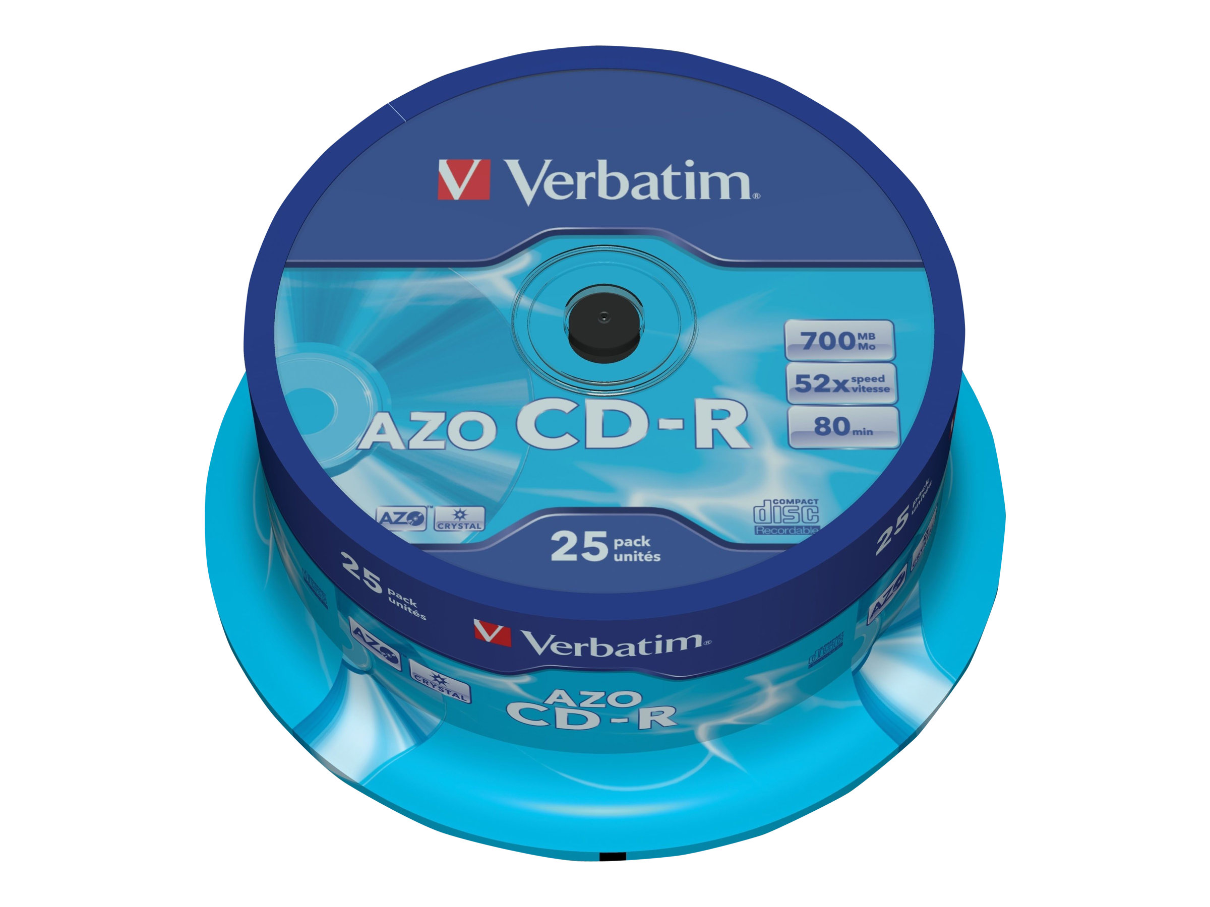 Verbatim 25 x CD-R (80 Min) 48x, Ansicht 2