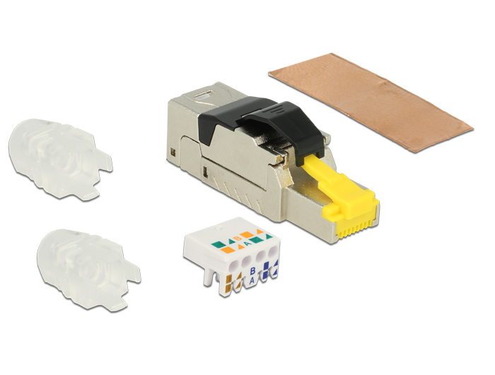 Delock Netzwerkanschluss - RJ-45 (M) - 6.22 cm, Ansicht 3
