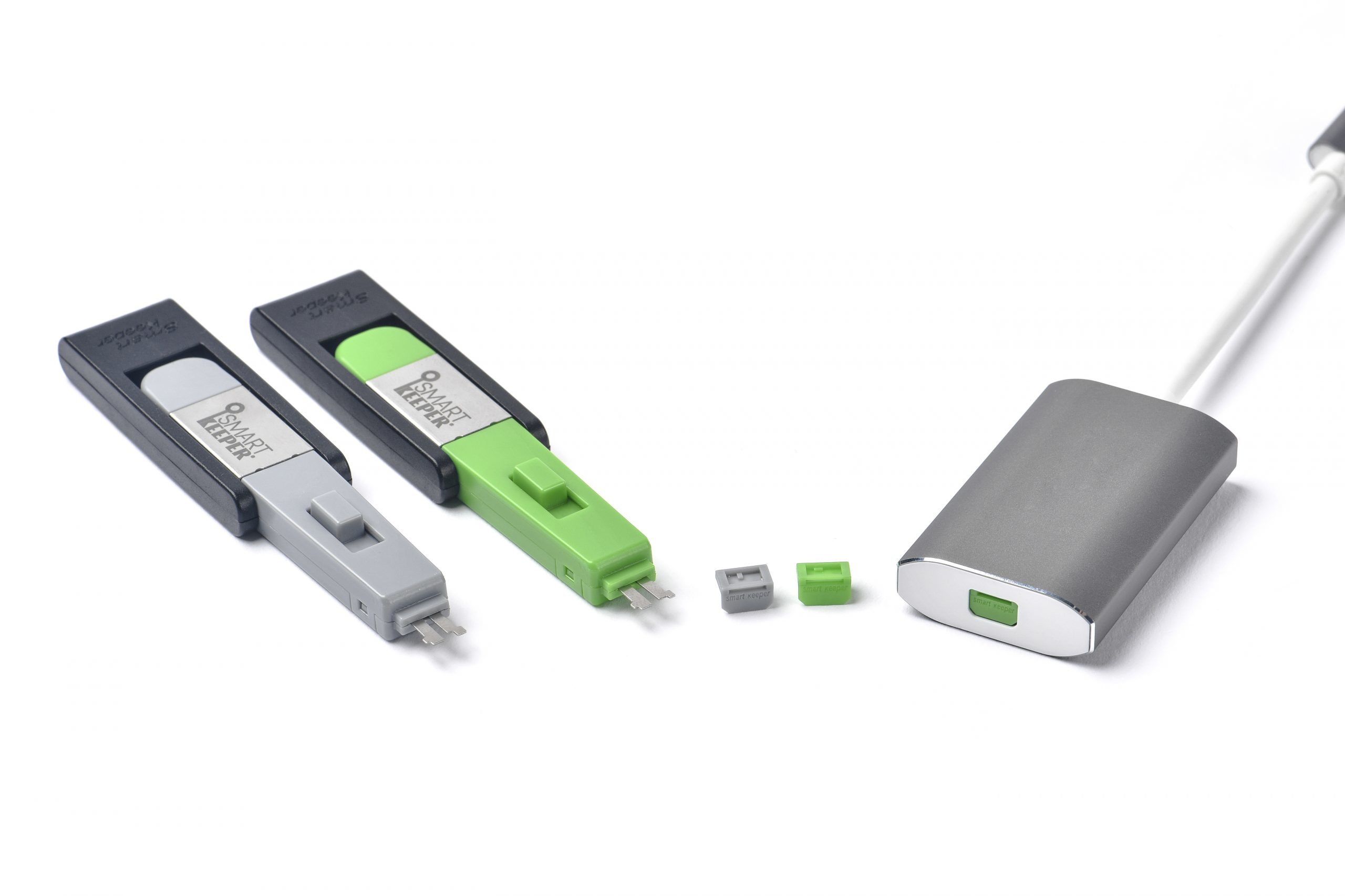 Smart Keeper MiniMiniDisplayPort Blocker grün 4 Stk.+Key, Ansicht 3