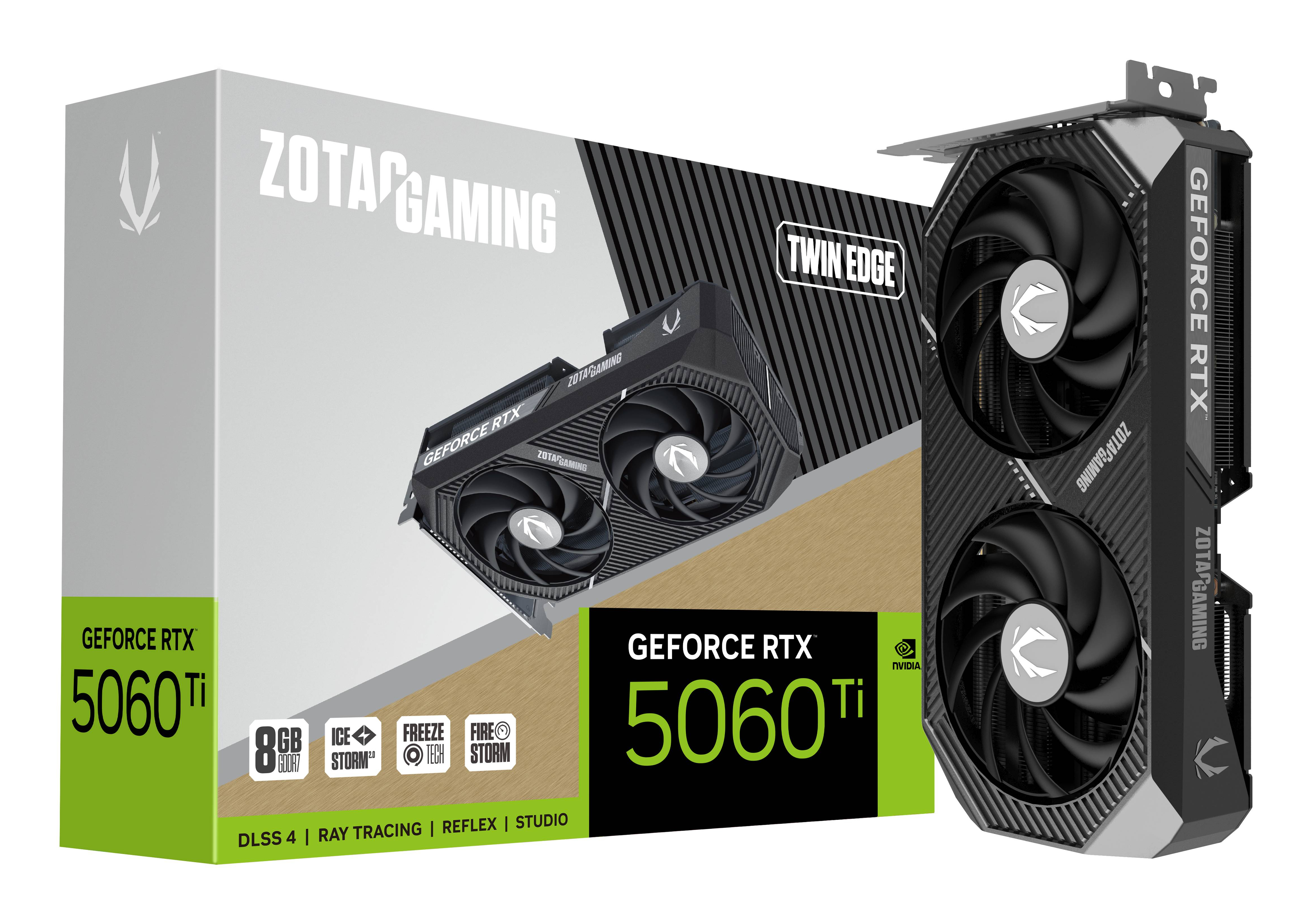 ZOTAC GAMING GeForce RTX 5060 Ti 8GB Twin Edge, Ansicht 2