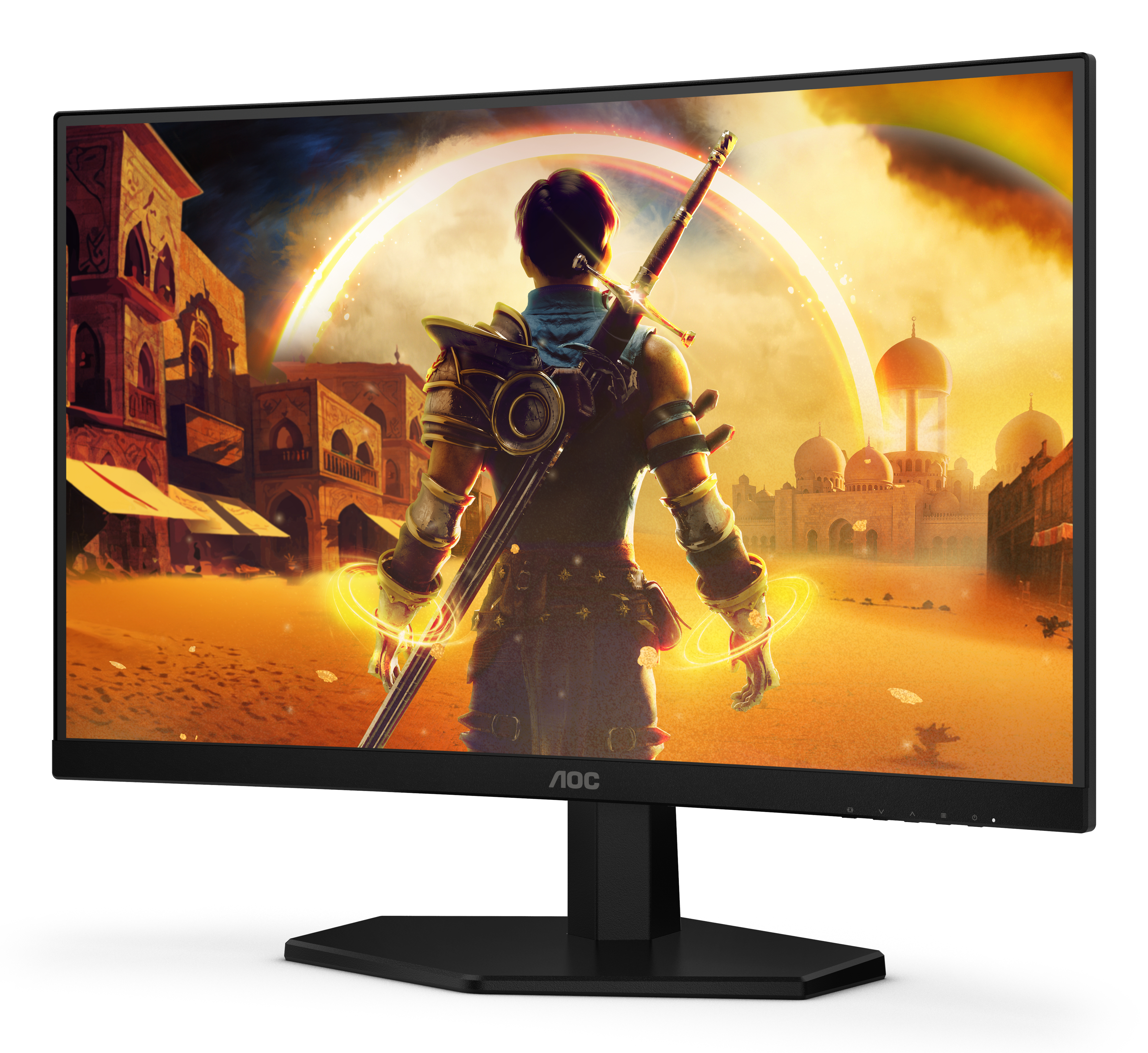 AOC Gaming C24G42E - LED-Monitor - Gaming - gebogen - 61 cm (24), Ansicht 2
