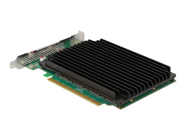 Delock PCI Express x16 Card to 4 x internal NVMe M.2 Key M - Bifurcation - Speicher-Controller - M.2 - M.2 NVMe Card - PCIe 4.0 x16