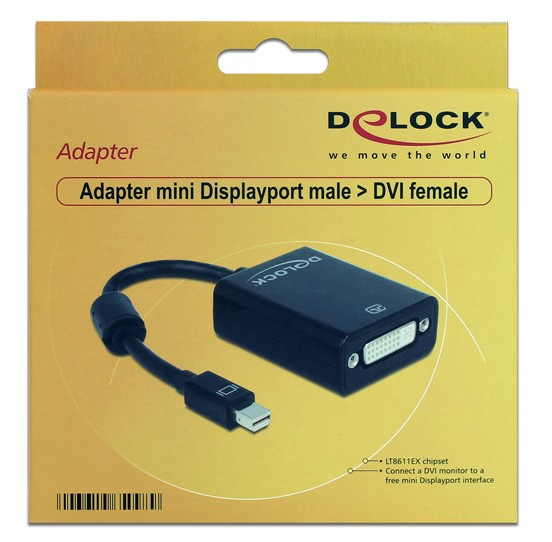 Delock DVI-Kabel - Mini DisplayPort (M) zu DVI-I (W), Ansicht 2