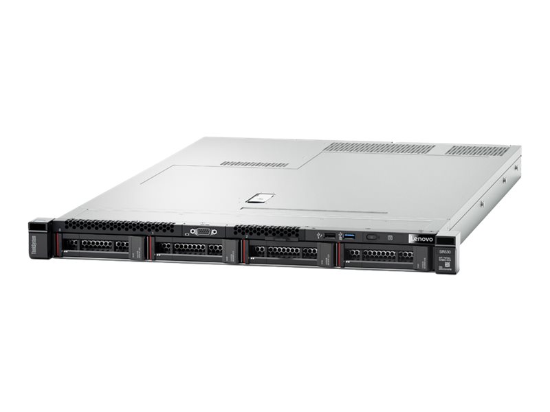Lenovo ThinkSystem SR530 7X08 - Server - Rack-Montage - 1U - zweiweg - 1 x Xeon Silver 4208  2.1 GHz - RAM 16 GB - SAS - Hot-Swap 6.4 cm (2.5)