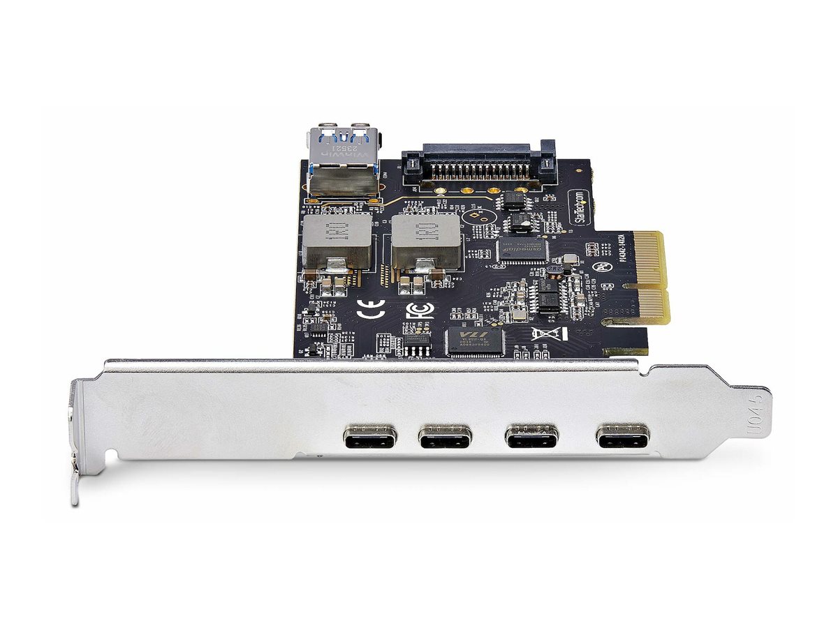 StarTech.com 5-Port USB PCIe Card, USB 3.2 10Gbps, PCI Express Card with 4x USB-C Ports, 1x USB-A Internal Port, Ansicht 3