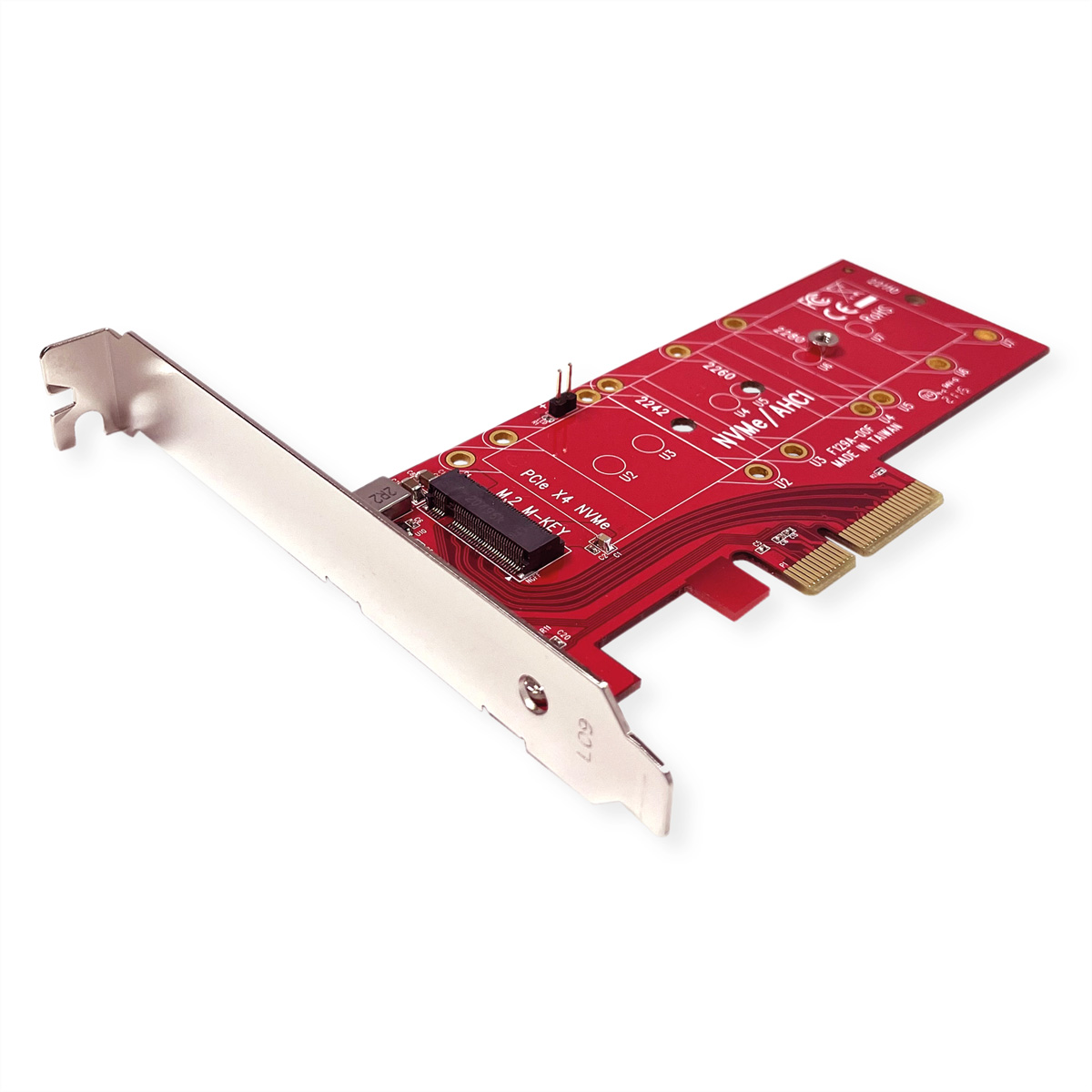 ROLINE Adapter PCIe4.0 x4 fuer PCIe-NVMe M.2 SSD - Adapter - 011 m