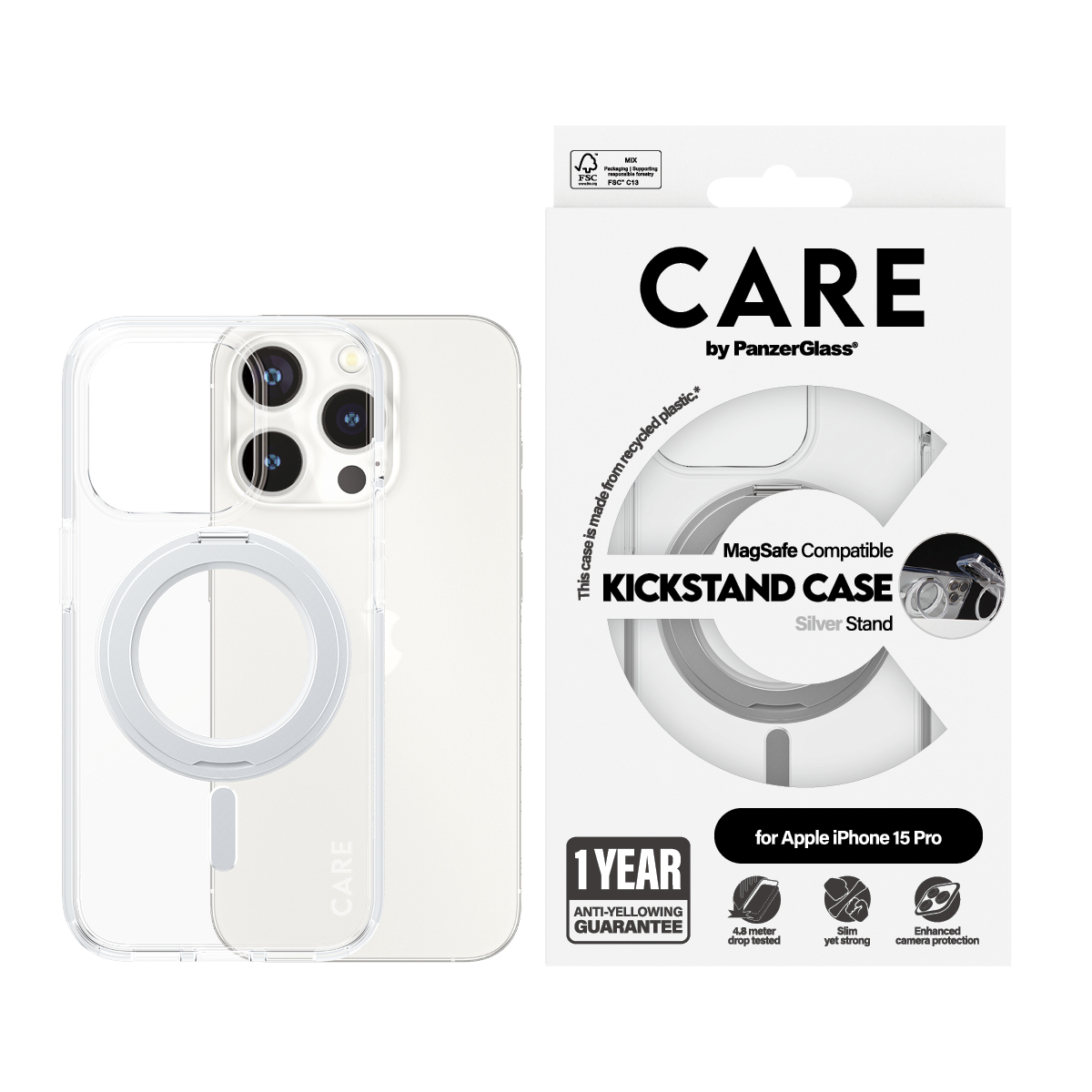 PanzerGlass CARE by PanzerGlass - Hintere Abdeckung für Mobiltelefon, Ansicht 3