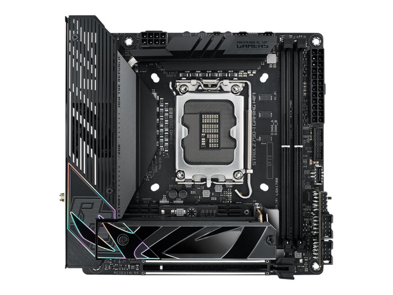 ASUS ROG STRIX Z790-I GAMING WIFI - Motherboard - Mini-ITX - LGA1700-Sockel - Z790 Chipsatz - USB 3.2 Gen 1, USB 3.2 Gen