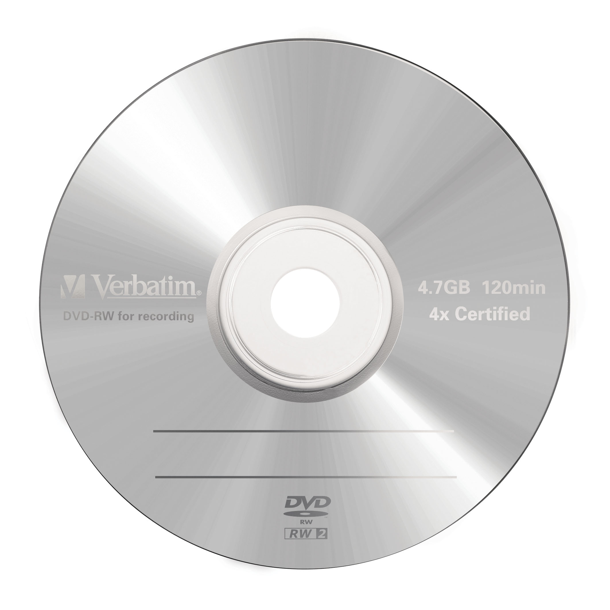 Verbatim DataLifePlus - 5 x DVD-RW - 4.7 GB 4x - Jewel Case (Schachtel), Ansicht 2