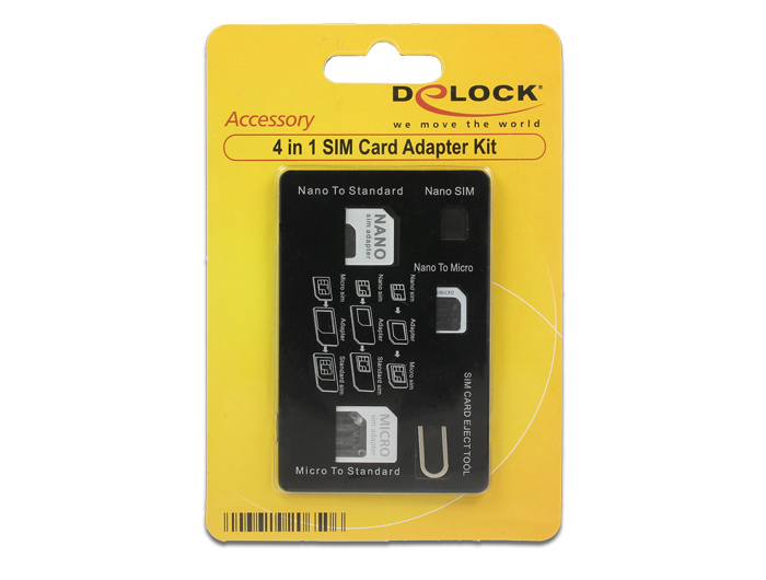 Delock Adapterkit für SIM-Karte für Handy, Ansicht 3