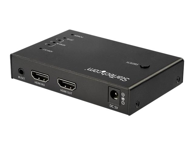 StarTech.com 4-Port HDMI Video Switch - 3x HDMI und 1x DisplayPort - 4K 60Hz