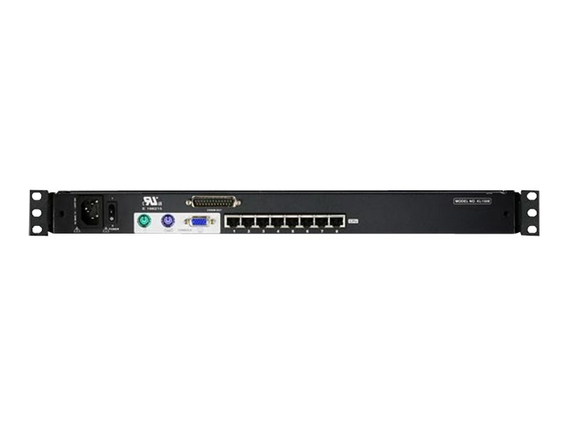 ATEN ALTUSEN KL1508AM - KVM-Konsole mit KVM-Switch - 8 Anschlüsse - PS2 USB - 43.2 cm (17)