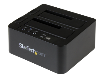 StarTech.com Standalone Hard Drive Duplicator Dual Bay HDDSSD ClonerCopier USB 3.1 (10 Gbps)