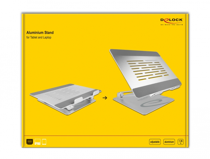 Delock Notebook-Ständer - 39.6 cm (15.6), Ansicht 4