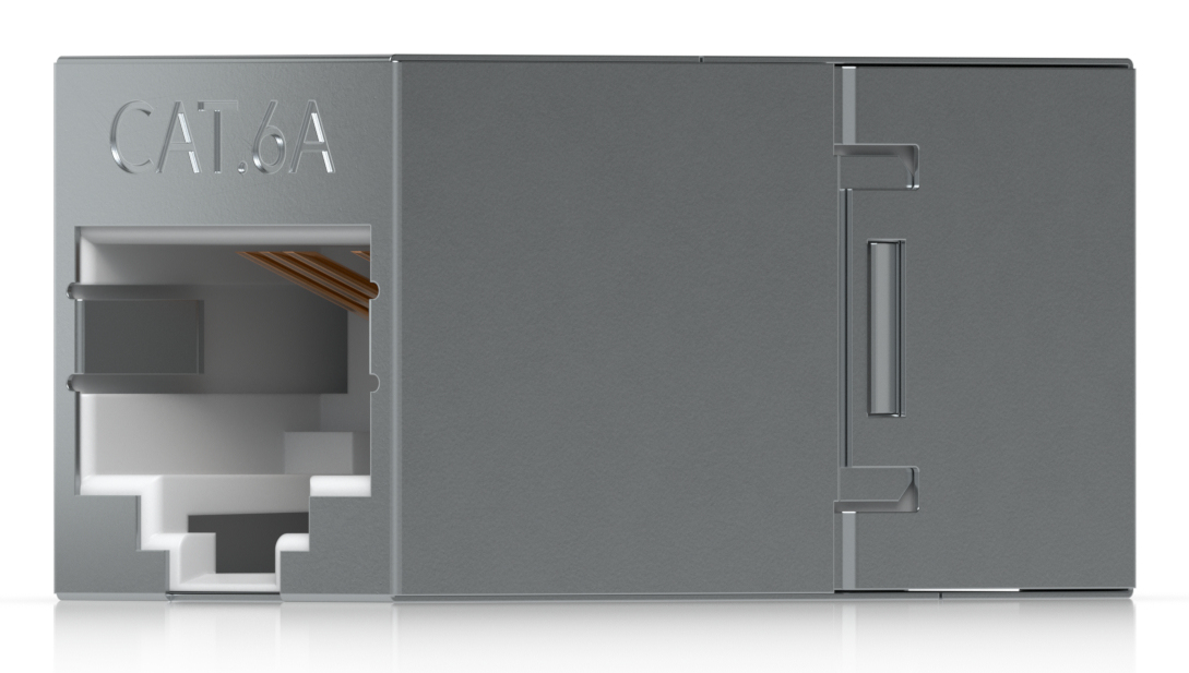 Ubiquiti UniFi - Modularer Einschub (Kopplung) - Innenbereich - CAT 6a - abgeschirmt - RJ-45 (Packung mit 10), Ansicht 2