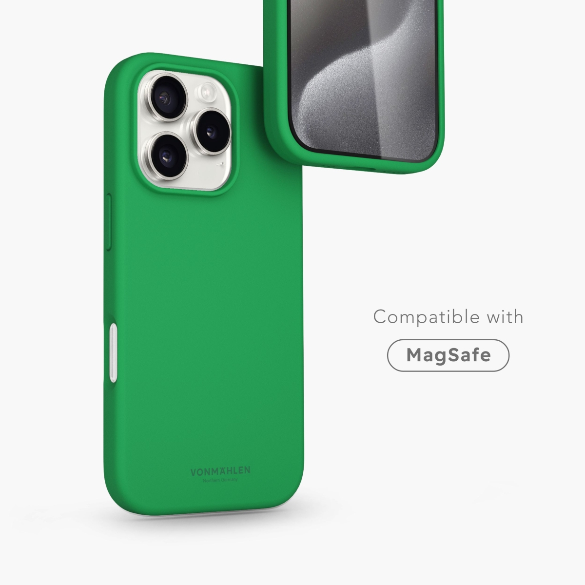 Vonmählen Soft Silicone Case iPhone 16 Pro Max Green Haven, Ansicht 2
