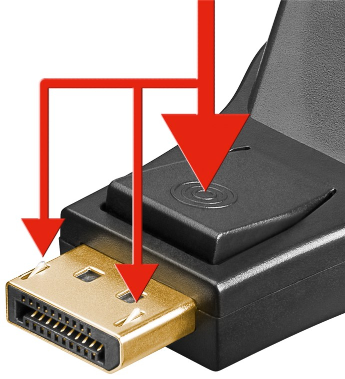 Goobay - DisplayPort-Adapter - DisplayPort (M), Ansicht 3