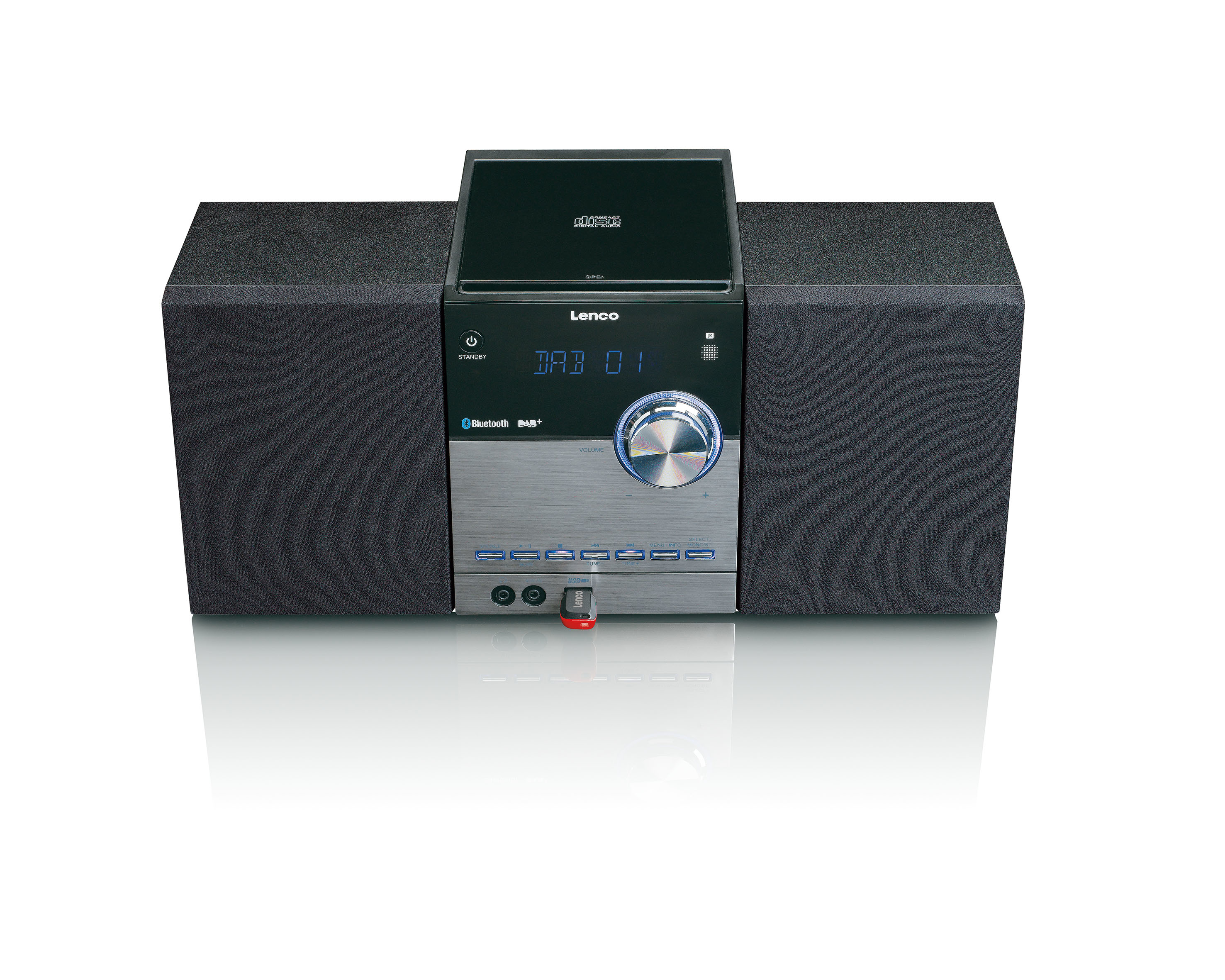 Lenco Philips-MC150 - Microsystem - 10 Watt (Gesamt), Ansicht 2