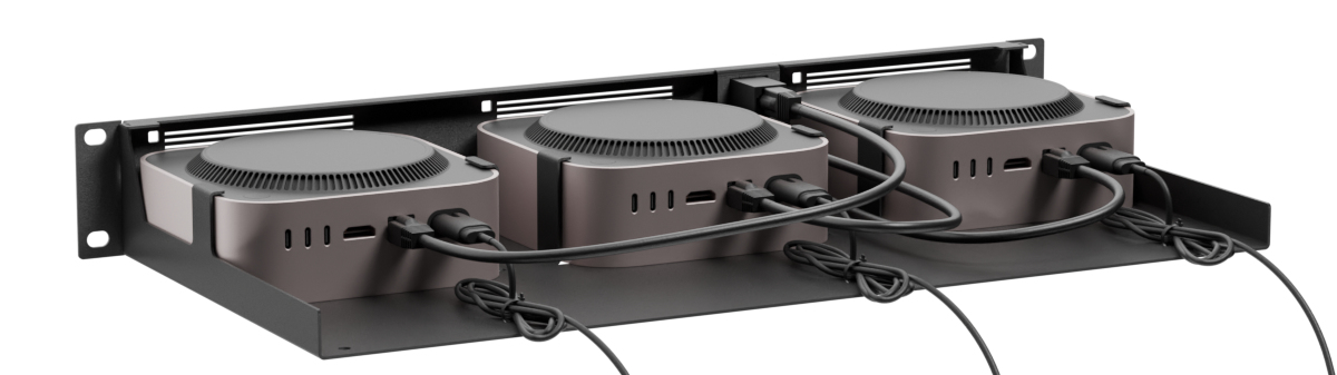 Rackmount.IT .IT Rackmount 3x Apple Mac Mini M4, Ansicht 4