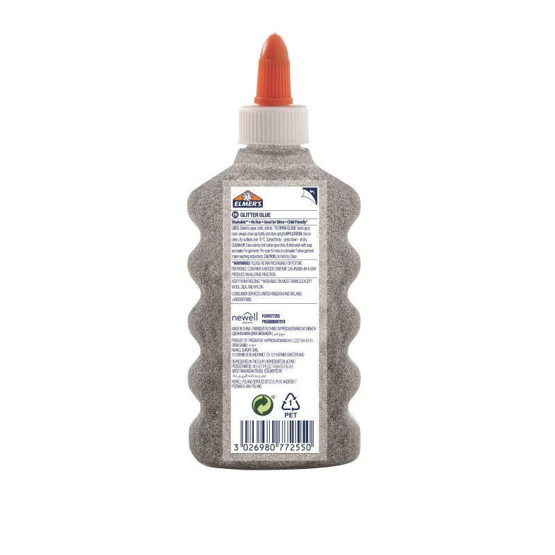 Elmers Elmer's - Glitzer-Klebstoff - 177 ml - Silber, Ansicht 3