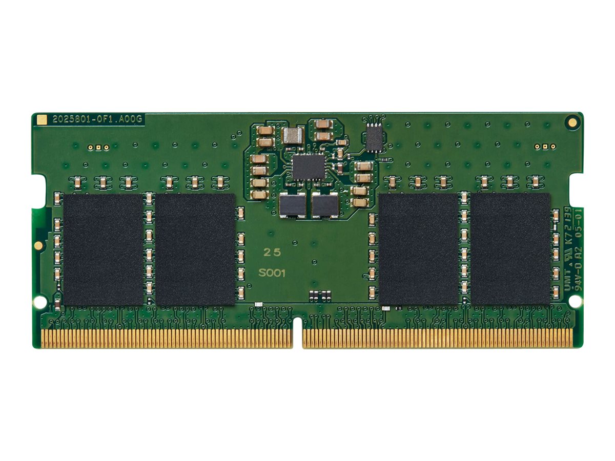 Kingston ValueRAM - DDR5 - Kit - 16 GB: 2 x 8 GB - SO DIMM 262-PIN - 4800 MHz / PC5-38400
