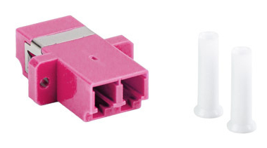 Lanberg Fiber Optic Adapter MM LC/UPC DUPLEX OM4 - Adapter - Multimode-Faser, Ansicht 2