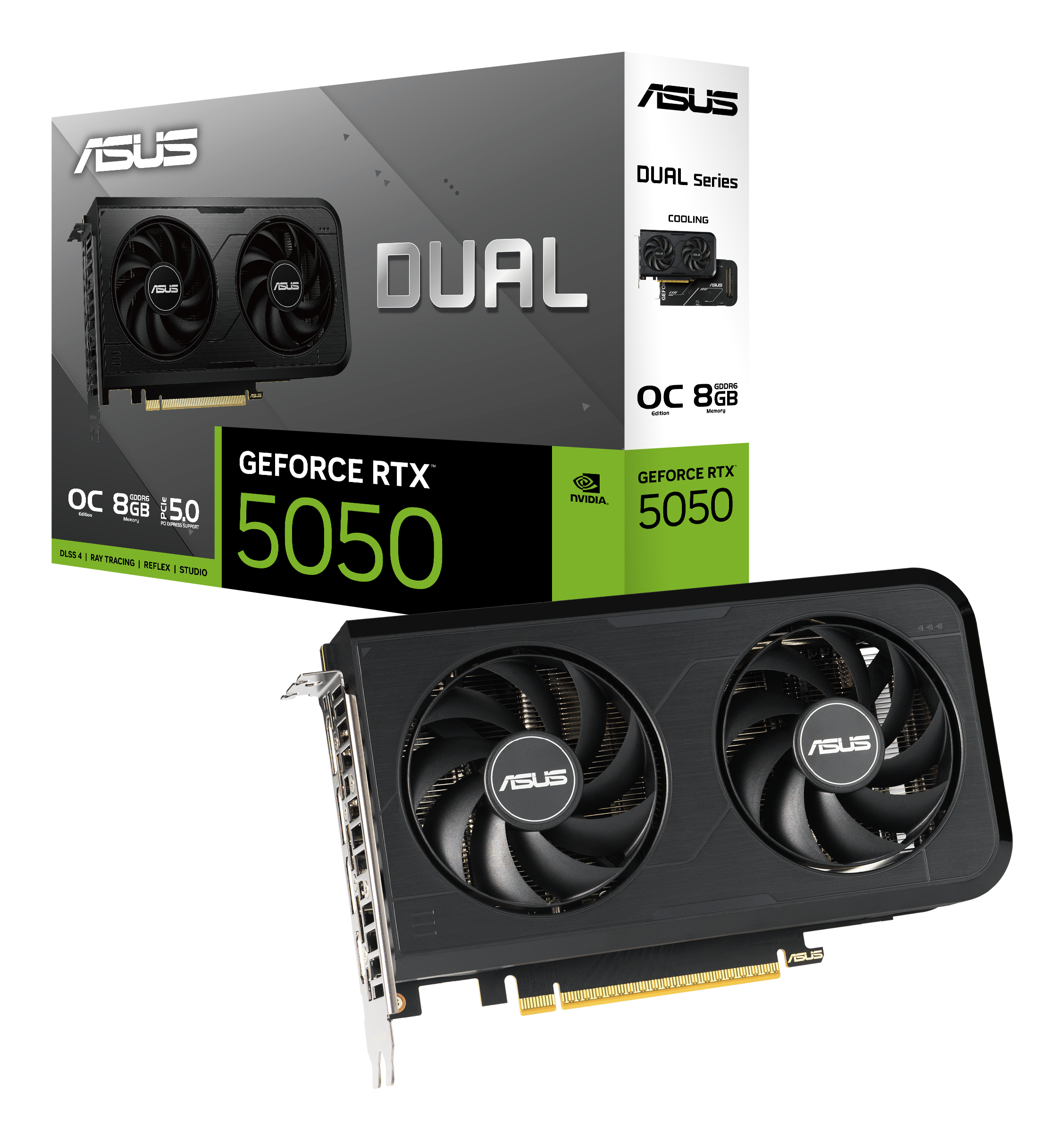 ASUS Dual - OC Edition - Grafikkarte - GeForce RTX 5050, Ansicht 3