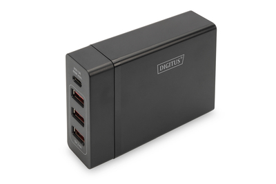 DIGITUS 4-Port Universal USB-Ladeadapter, USB Type-C