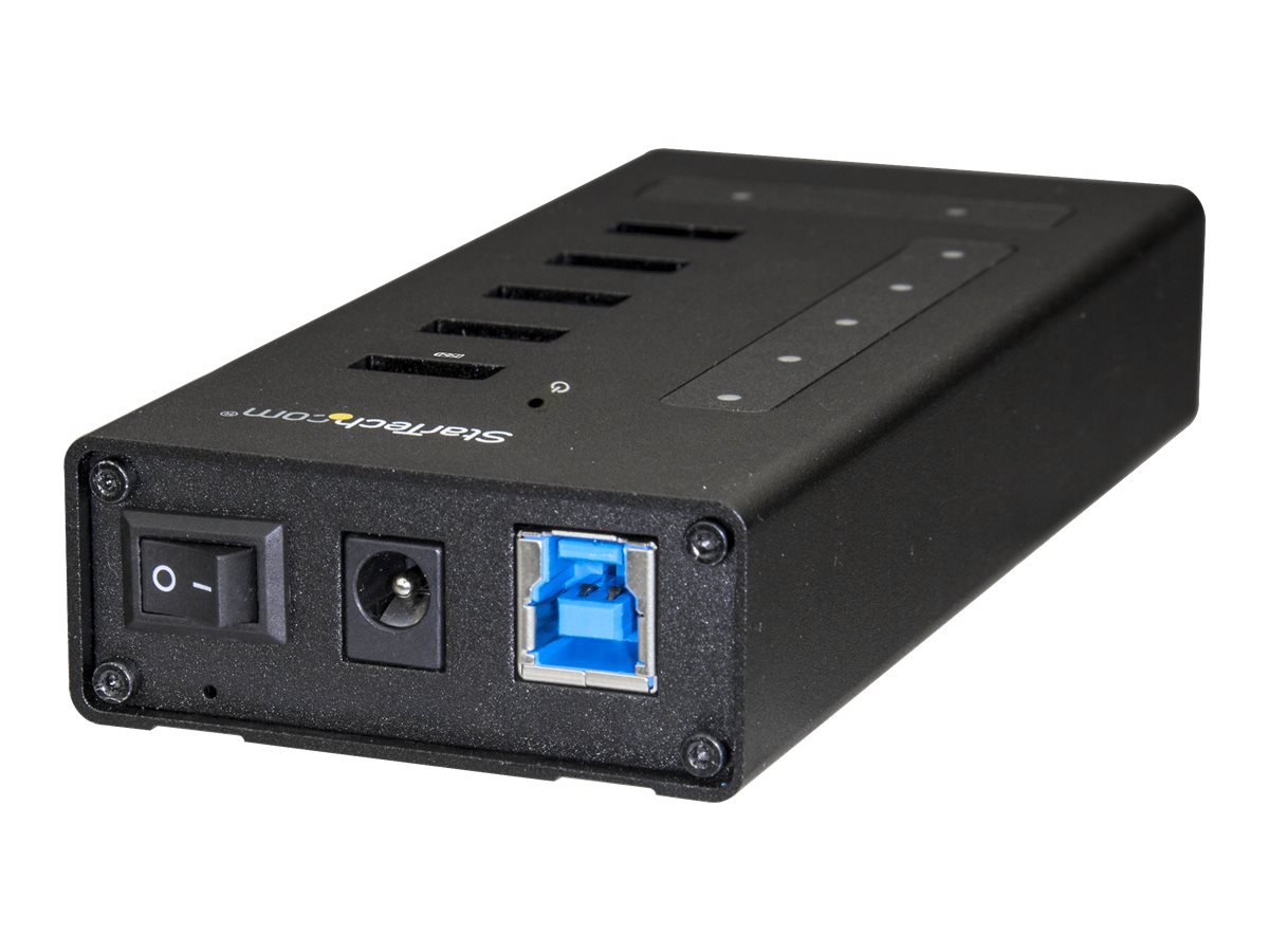 StarTech.com USB Hub 7 Port - Metall - USB-A zu 3x USB-C und 1x USB-C, Ansicht 4