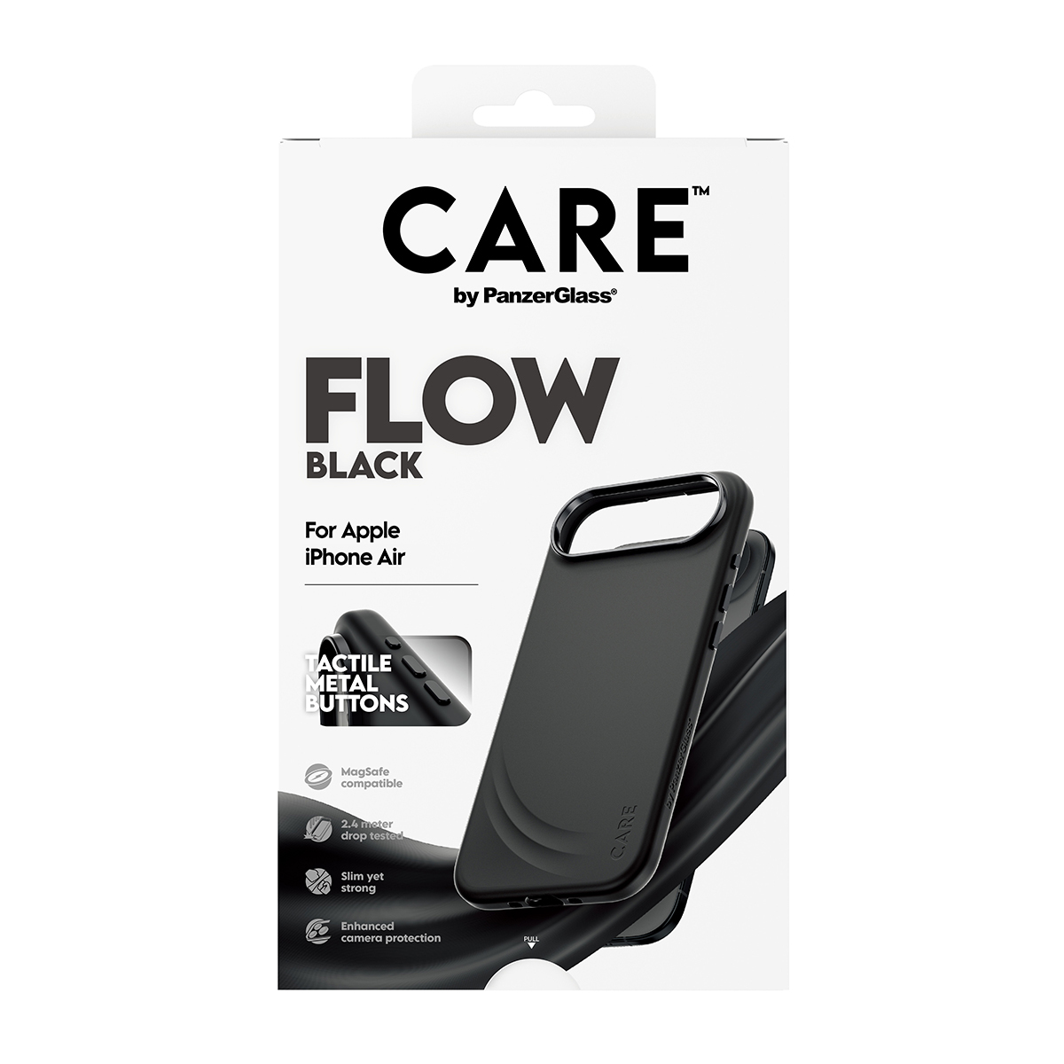 PanzerGlass CARE Feature FLOW Case Black w. MagSafe iPhone Air, Ansicht 3
