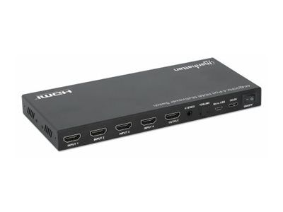 Manhattan 4K 30Hz 4-Port HDMI Multiviewer Switch - Switch - 4-Port, Ansicht 2