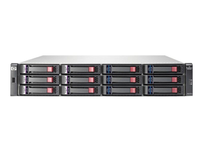 HP StorageWorks MSA2012sa Single Controller 12x LFF, 2x Netzteil (AJ752A) - REFURB
