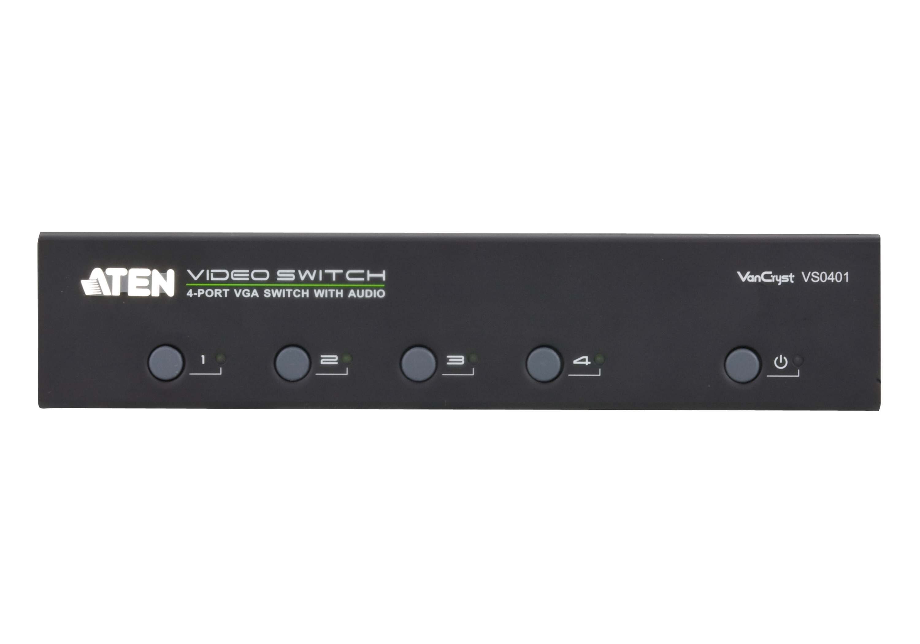 ATEN VanCryst VS0401 - Video/Audio-Schalter - 4 x VGA/Audio, Ansicht 2