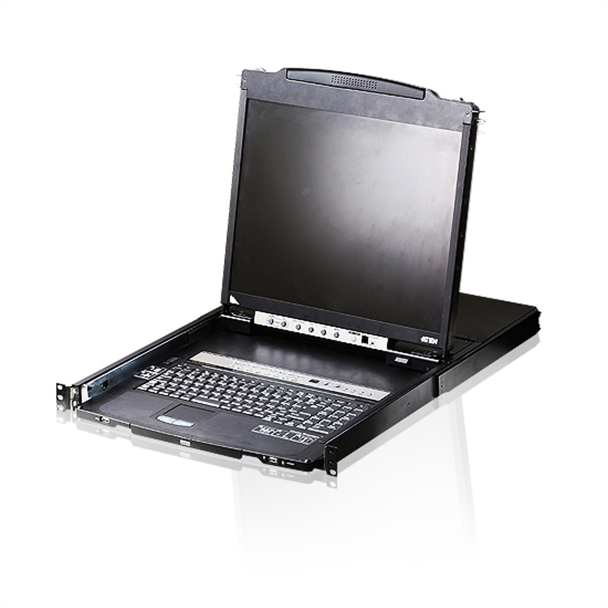 ATEN CL5816N GB LCD KVM Sw USB-PS/2 VGA - KVM-Umschalter - 16-Port