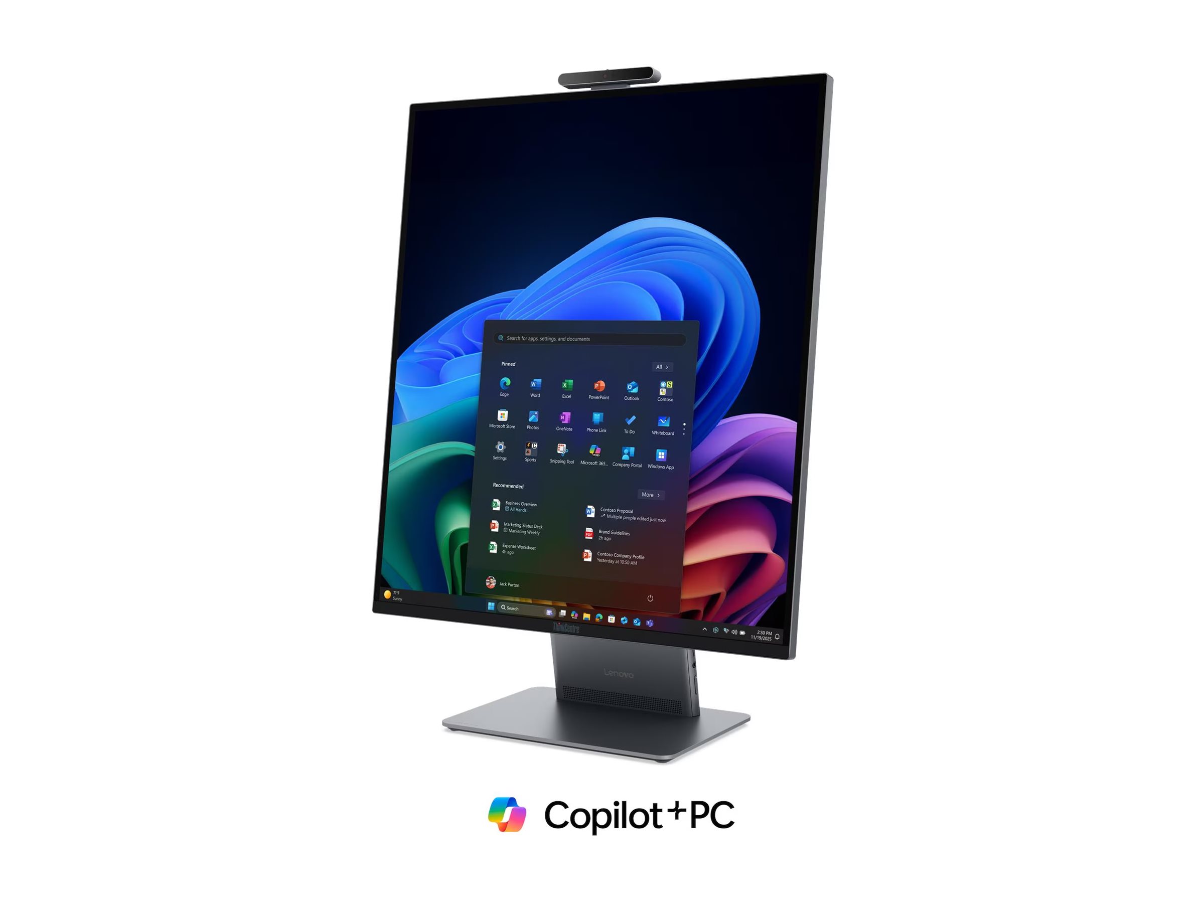 Lenovo ThinkCentre X 13H4 - All-in-One (Komplettlösung) - mit voll funktionsfähigem Monitorständer - Core Ultra X7 368H / 2 GHz - vPro Enterprise - RAM 32 GB - SSD 512 GB - NVMe, TCG Opal Encryption 2 - Arc B390 - Wi-Fi 6, Wi-Fi 7, Bluetooth - WLAN: 802.1
