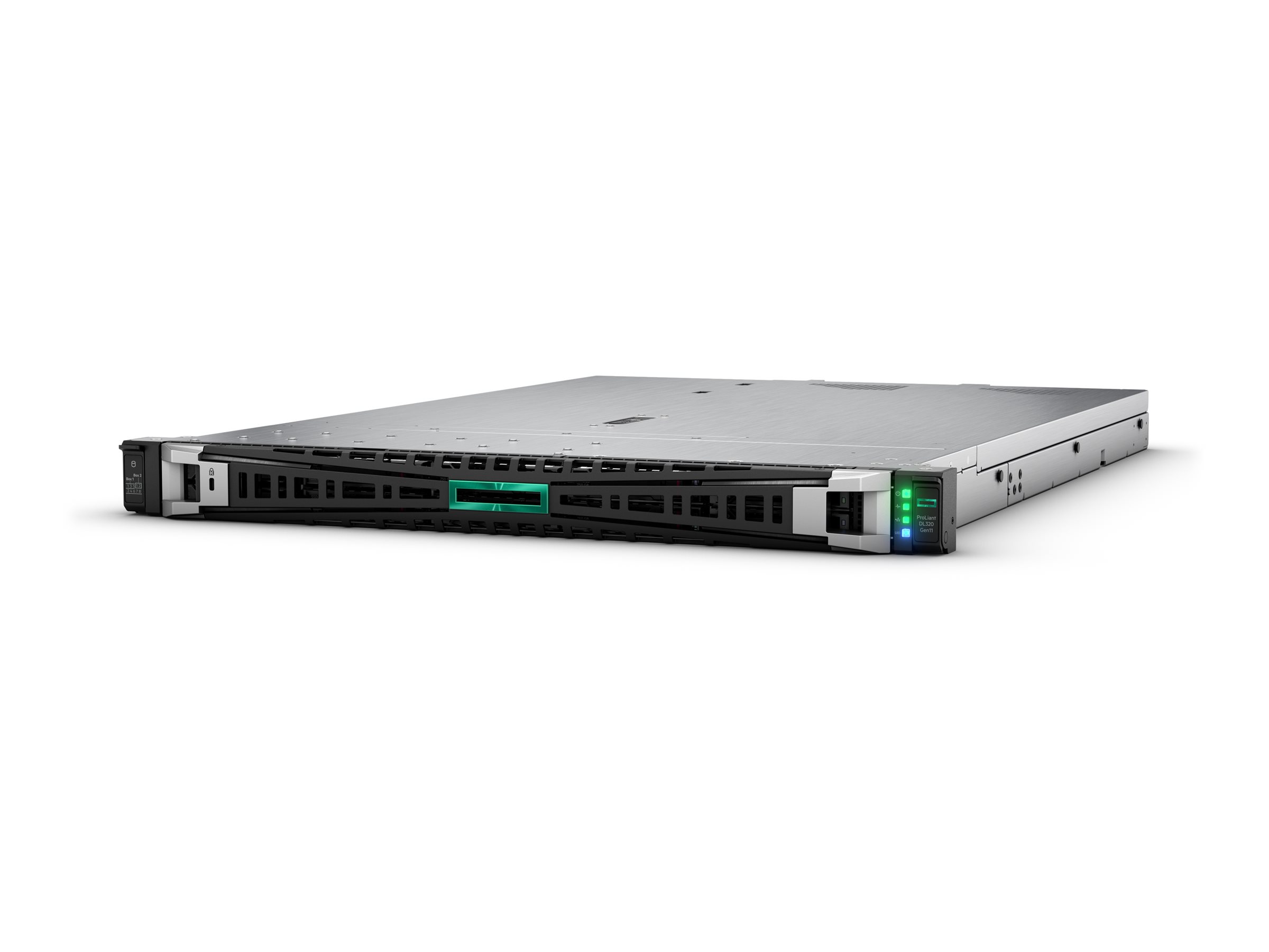 HPE ProLiant DL320 Gen11 - Server - Rack-Montage - 1U - zweiweg - 1 x Xeon Silver 4510 / 2.4 GHz - RAM 64 GB - SATA/SAS/NVMe - Hot-Swap 6.4 cm (2.5")