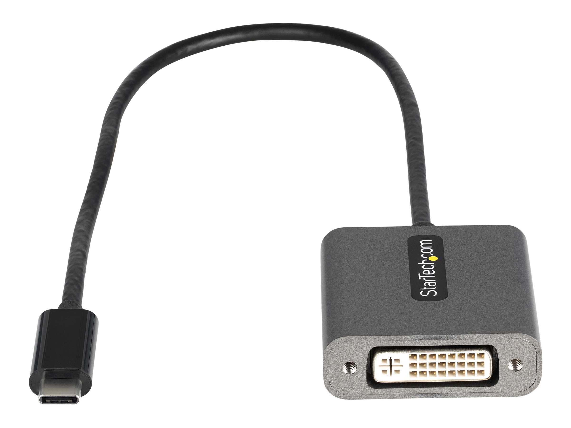 StarTech.com USB-C auf DVI Adapter - 1920x1200p - USB-C zu DVI-D - USB-C Dongle - USB Typ C auf DVI Monitoradapter, Ansicht 2
