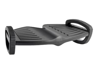 Manhattan Foot RestRocker Under-Desk Comfort and Productivity Enhancer Two Rocking Motions 277 x 502mm Textured Surface Black Lifetime Warranty