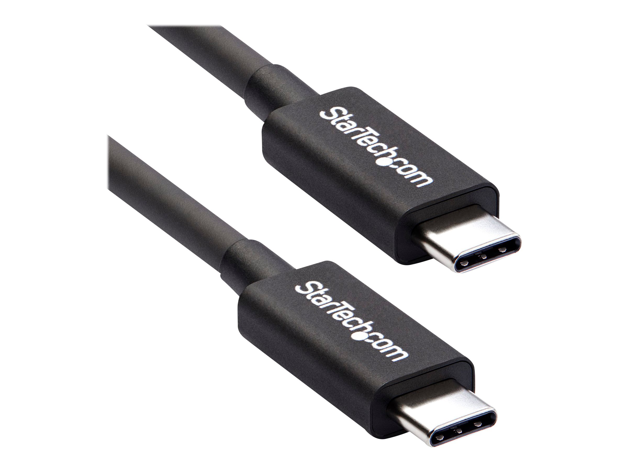 StarTech.com StarTech 50cm (1.6ft) Thunderbolt 3 Cable, 40Gbps, 100W PD, 4K/5K Video, Thunderbolt-Certified, Compatible w/ TB4/USB 3.2/DisplayPort - Thunderbolt-Kabel - USB-C (M)