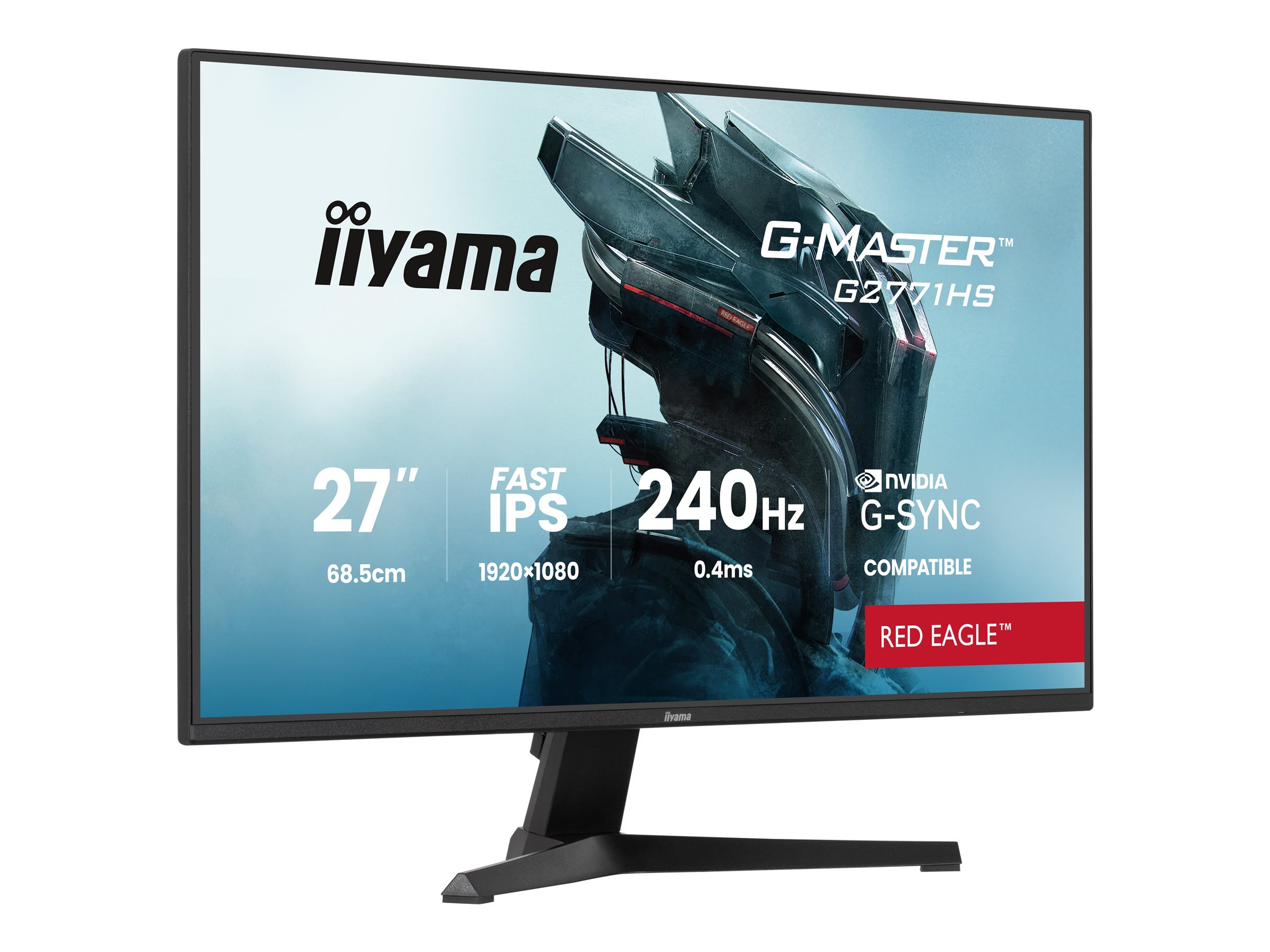 Iiyama G-MASTER Red Eagle G2771HS-B1 - LED-Monitor - Gaming - 68.6 cm (27), Ansicht 2