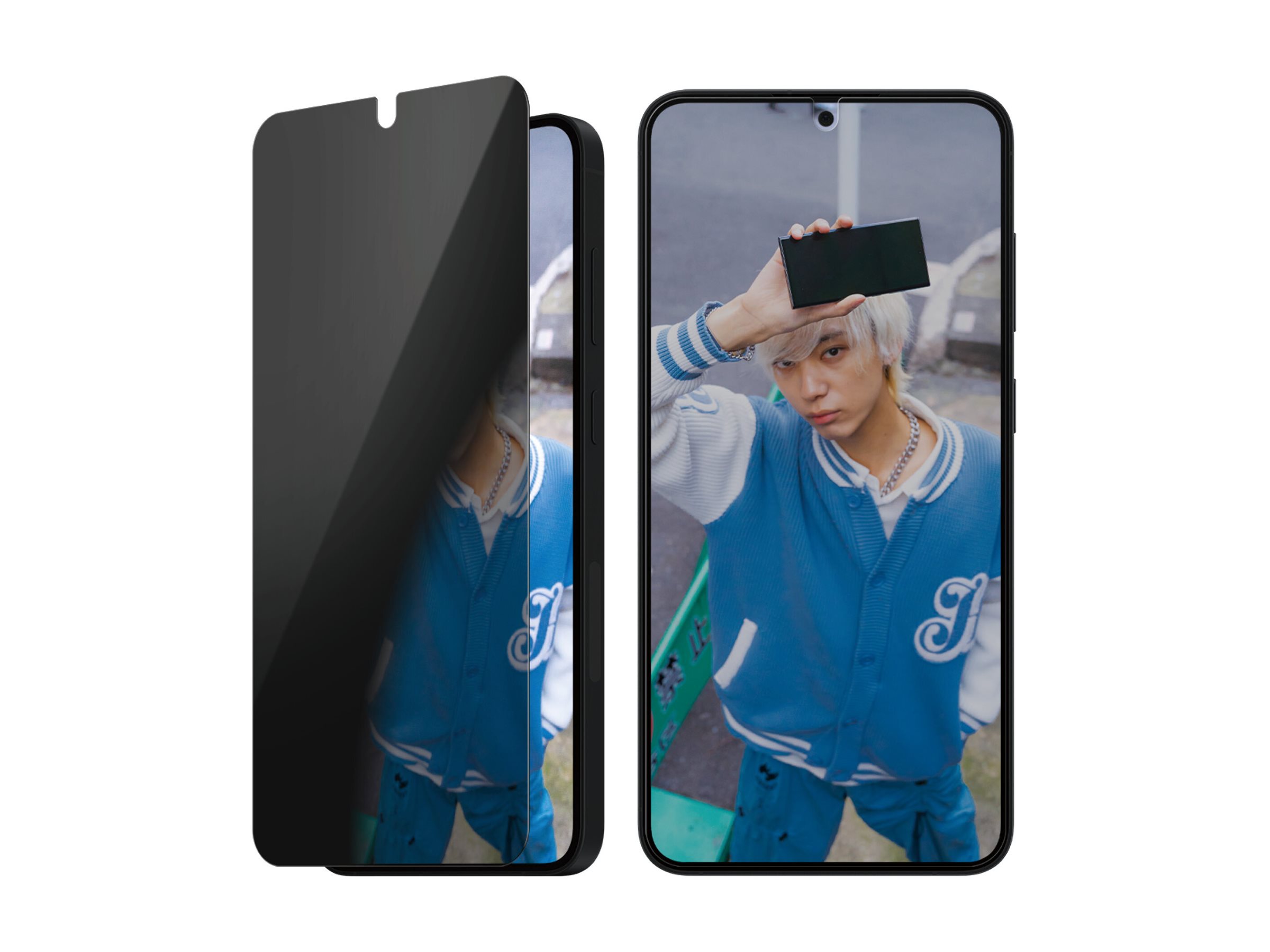 PanzerGlass Privacy - Bildschirmschutz für Samsung Galaxy S25+, Ansicht 2
