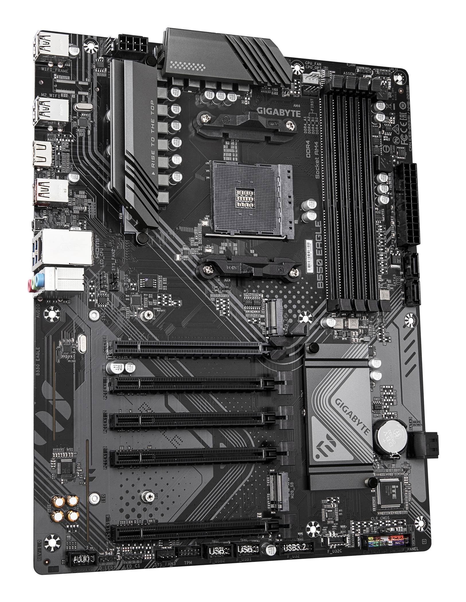 Gigabyte B550 EAGLE (B550,AM4,ATX,DDR4) - AMD Sockel AM4 (Ryzen) - ATX, Ansicht 4