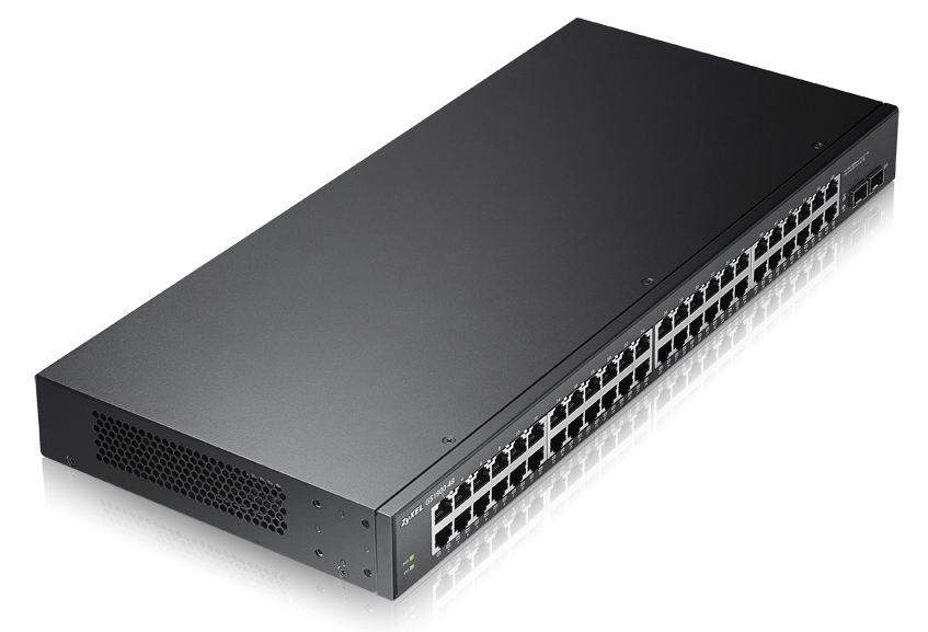 ZyXEL GS1900-48 - Switch - Smart - 48 x 10/100/1000 + 2 x Gigabit SFP, Ansicht 2