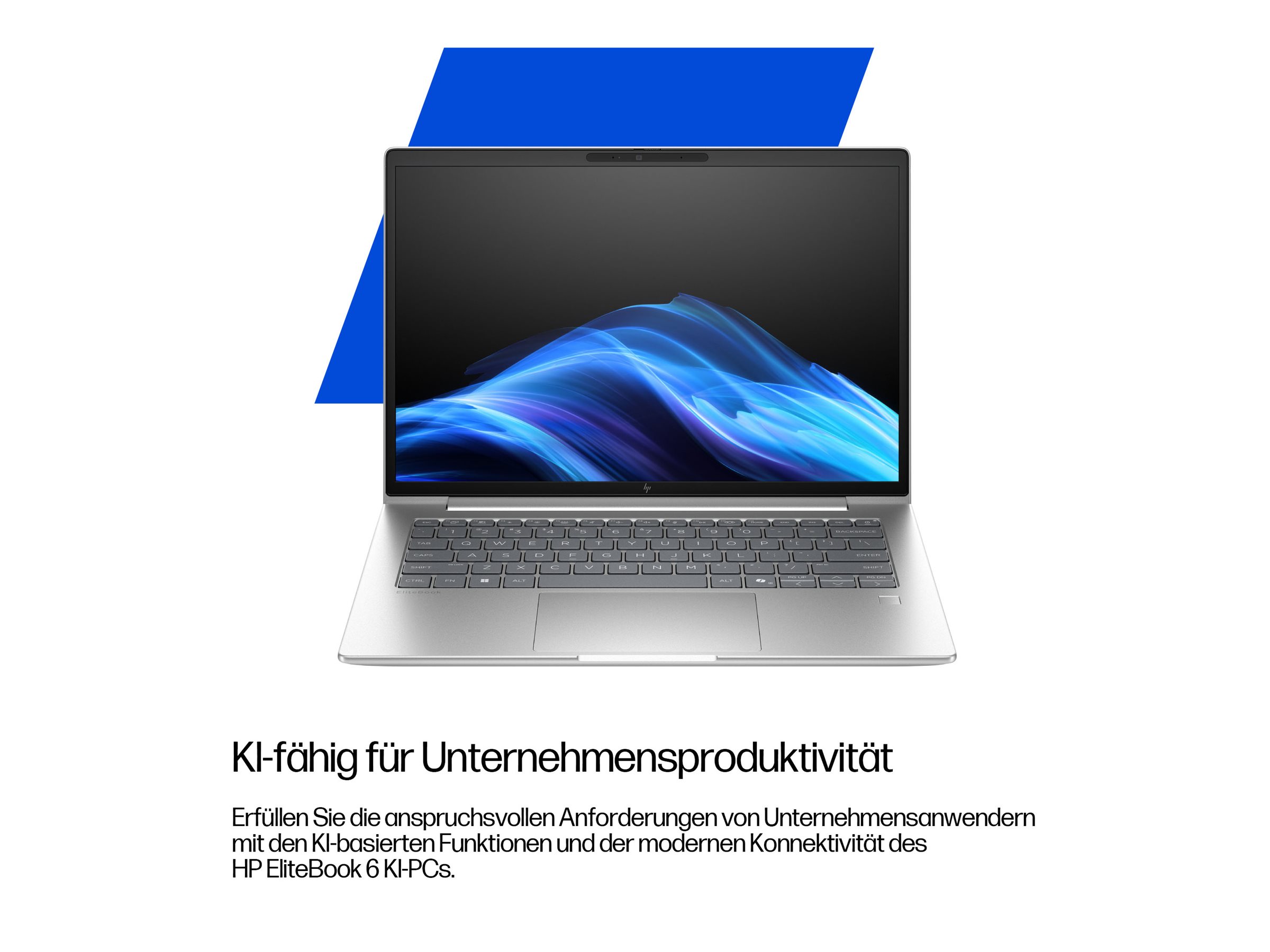 HP EliteBook 6 G1i Notebook AI - Intel Core Ultra 7 255U / 2 GHz - Win 11 Pro - Intel Graphics - 32 GB RAM - 1 TB SSD NVMe, TLC - 33.8 cm (13.3")