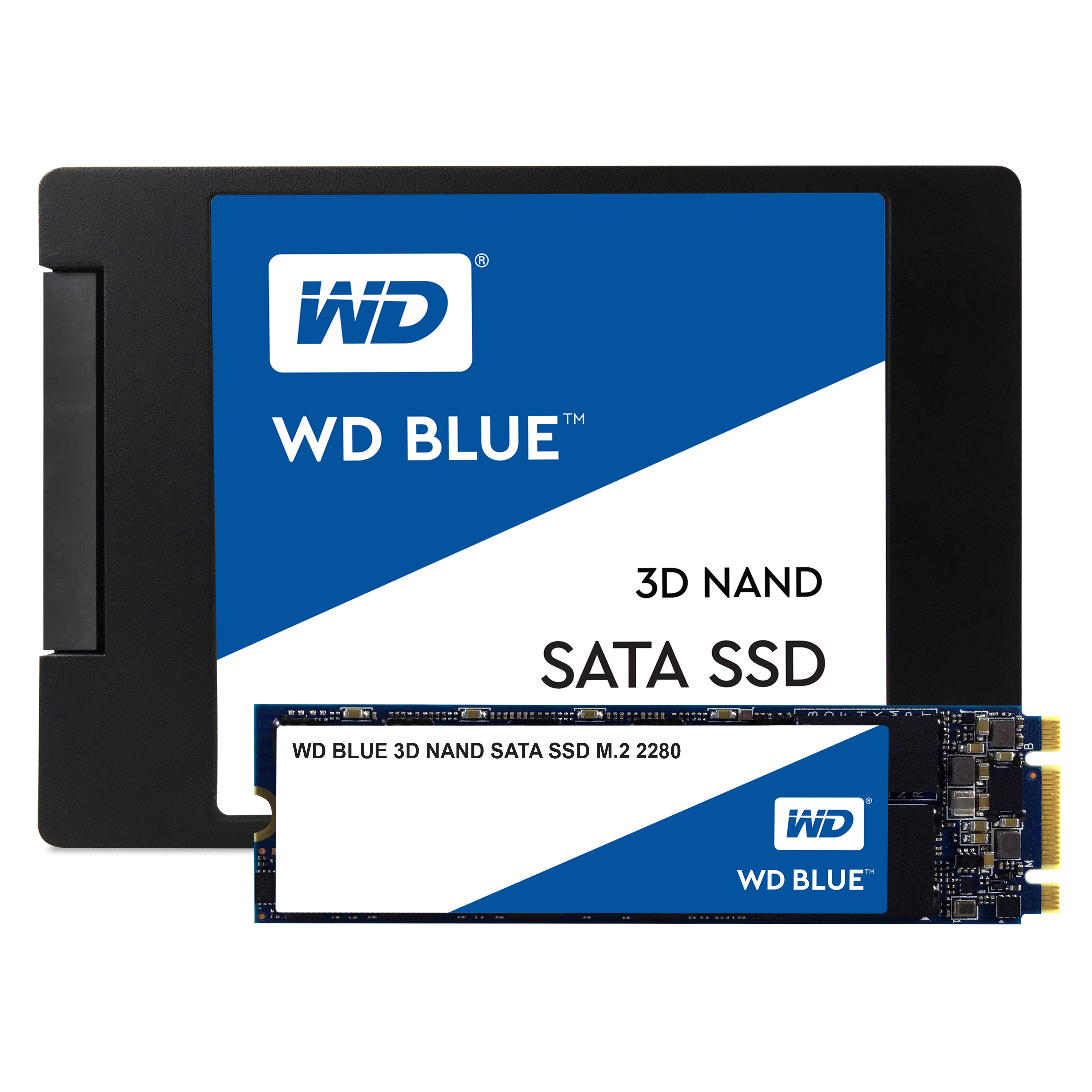 WD Blue 3D NAND SATA SSD WDS250G2B0B - SSD - 250 GB, Ansicht 2