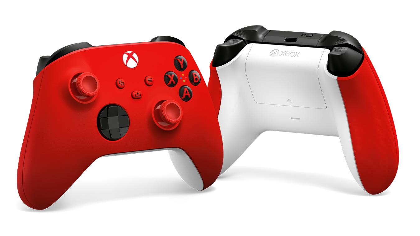 Microsoft Xbox Wireless Controller - Game Pad - rot, Ansicht 2